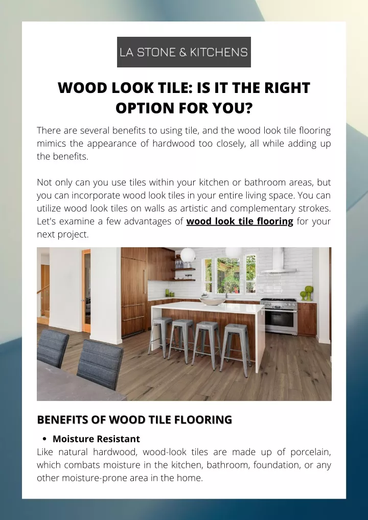 wood look tile is it the right option for you