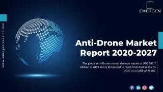 Anti-Drone Market Demand and Growth Analysis by 2027