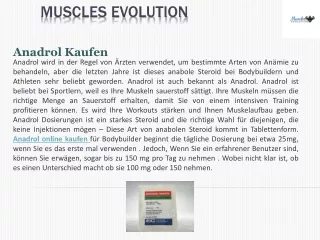 Anadrol Kaufen