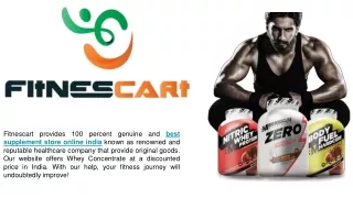 best whey concentrate protein powder - fitnescart
