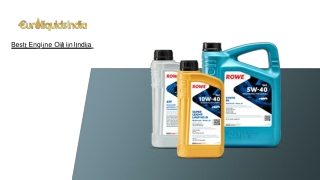 Best Engine Oil in India Helps To Your Engine Running Smoothly