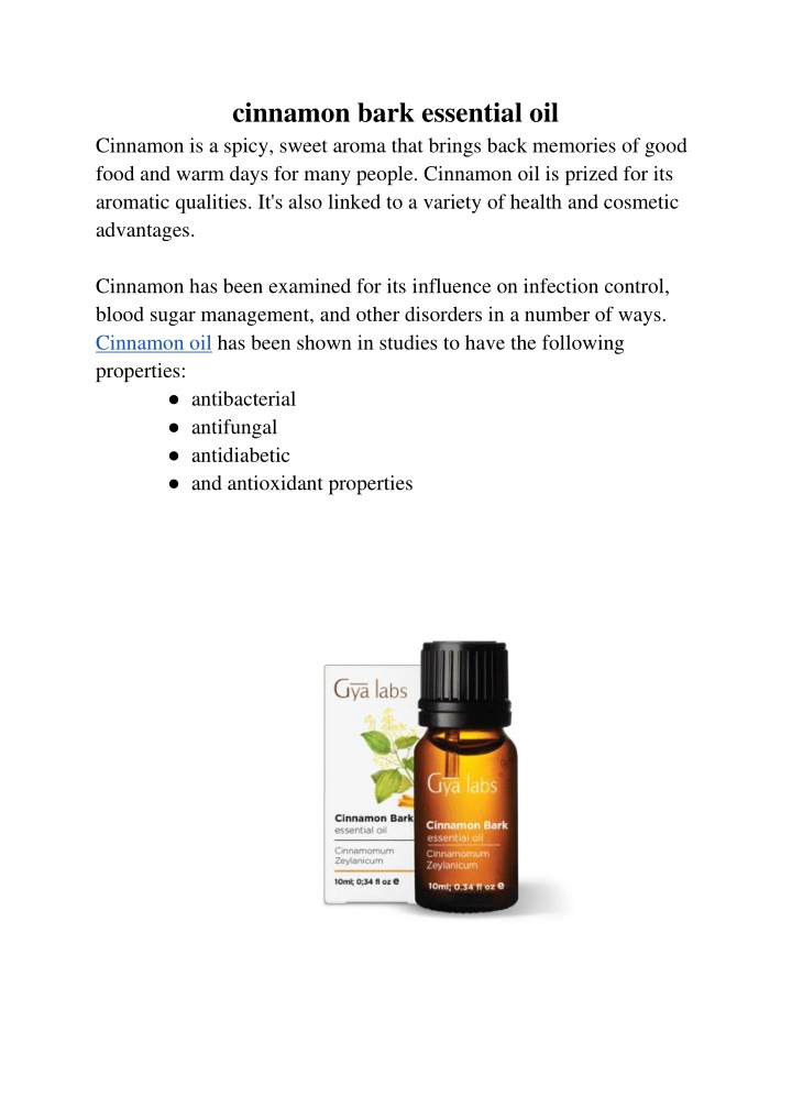 cinnamon bark essential oil cinnamon is a spicy