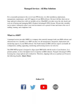managed services all blue solutions