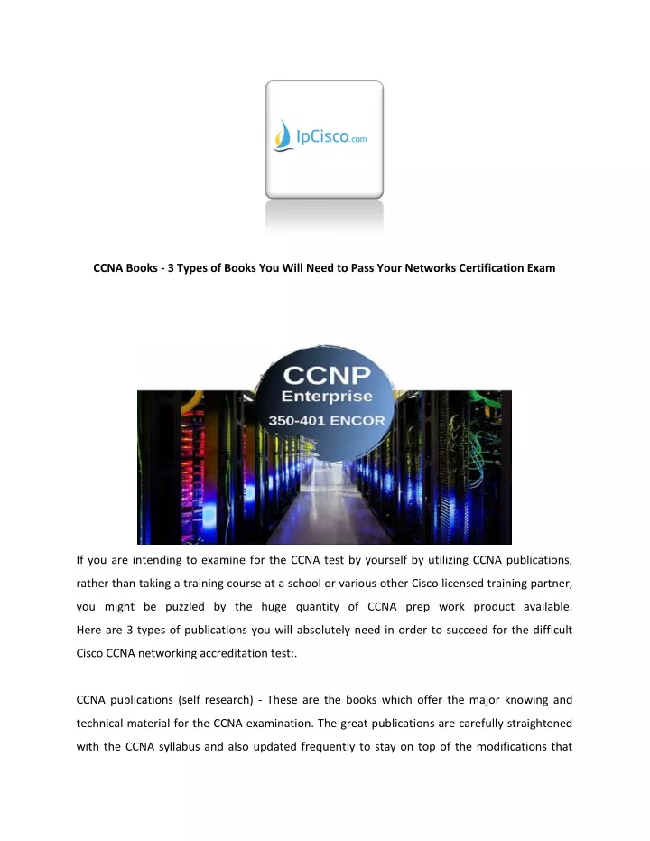ccna books 3 types of books you will need to pass