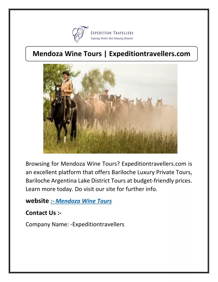 mendoza wine tours expeditiontravellers com
