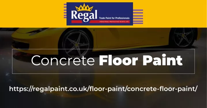 concrete floor paint