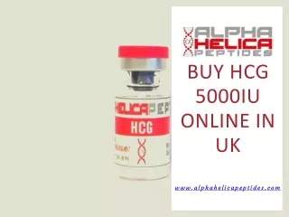 Buy HCG 5000iu Online in UK - Alpha Helica Peptides