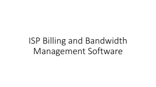 ISP Software, ISP Billing, ISP CRM, Hotspot Management Software.