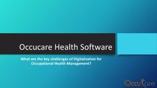 occucare health software