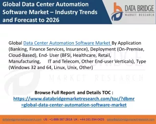 Data Center Automation Software Market