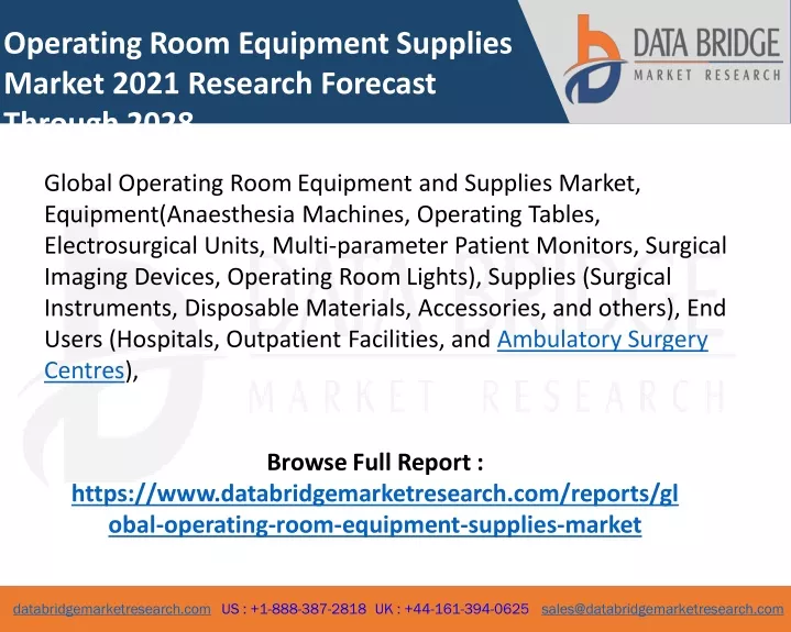 operating room equipment supplies market 2021