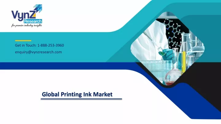 global printing ink market