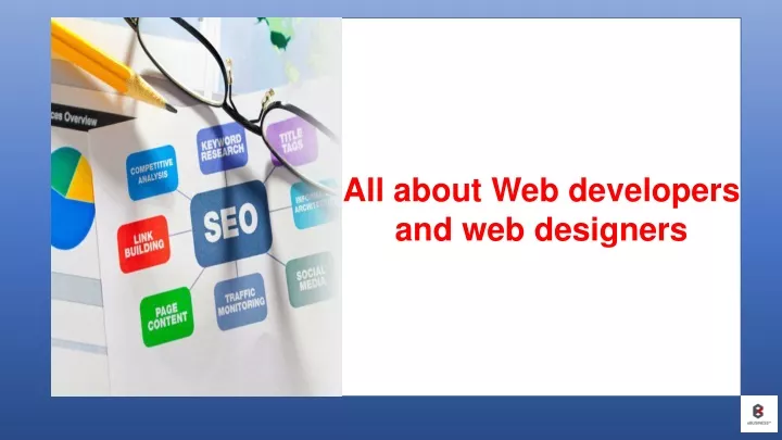 all about web developers and web designers