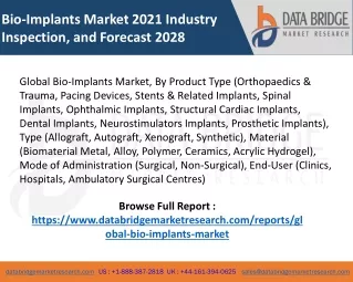 Bio-Implants Market pdf