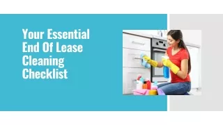 Your Essential End Of Lease Cleaning Checklist