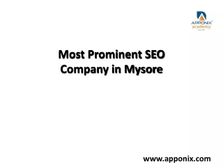 seo company in mysore