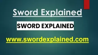 Sword Explained: The Best Source To Read Swords Information