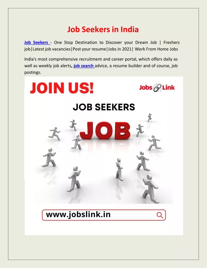 job seekers in india