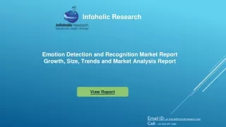 Emotion Detection and Recognition Market Analysis, Trends and Opportunities| Inf