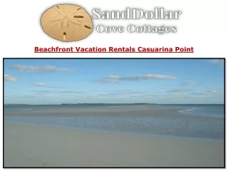 Beachfront Vacation Rentals Casuarina Point