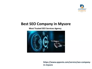 Best SEO Company in Mysore