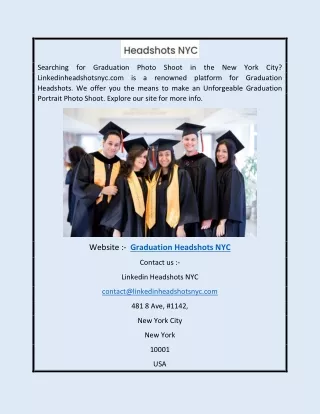 searching for graduation photo shoot
