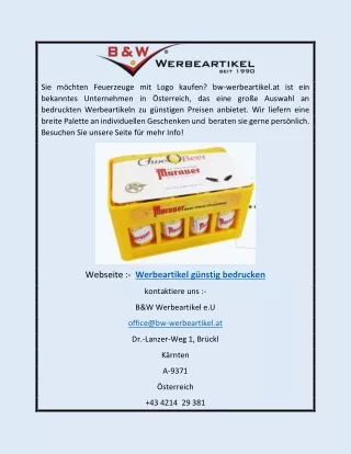 Werbeartikel günstig bedrucken| bw-werbeartikel.at