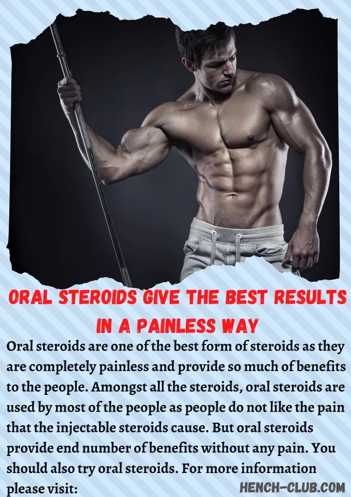 oral steroids give the best results in a painless