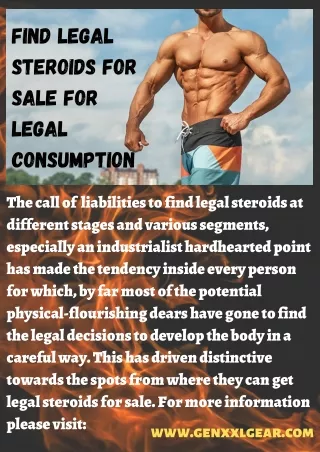 Find Legal Steroids For Sale For Legal Consumption