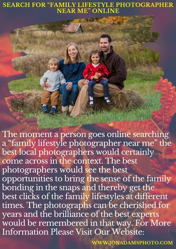 search for family lifestyle photographer near