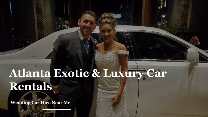 atlanta exotic luxury car rentals