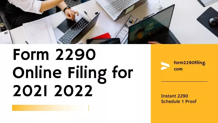 form 2290 online filing for 2021 2022