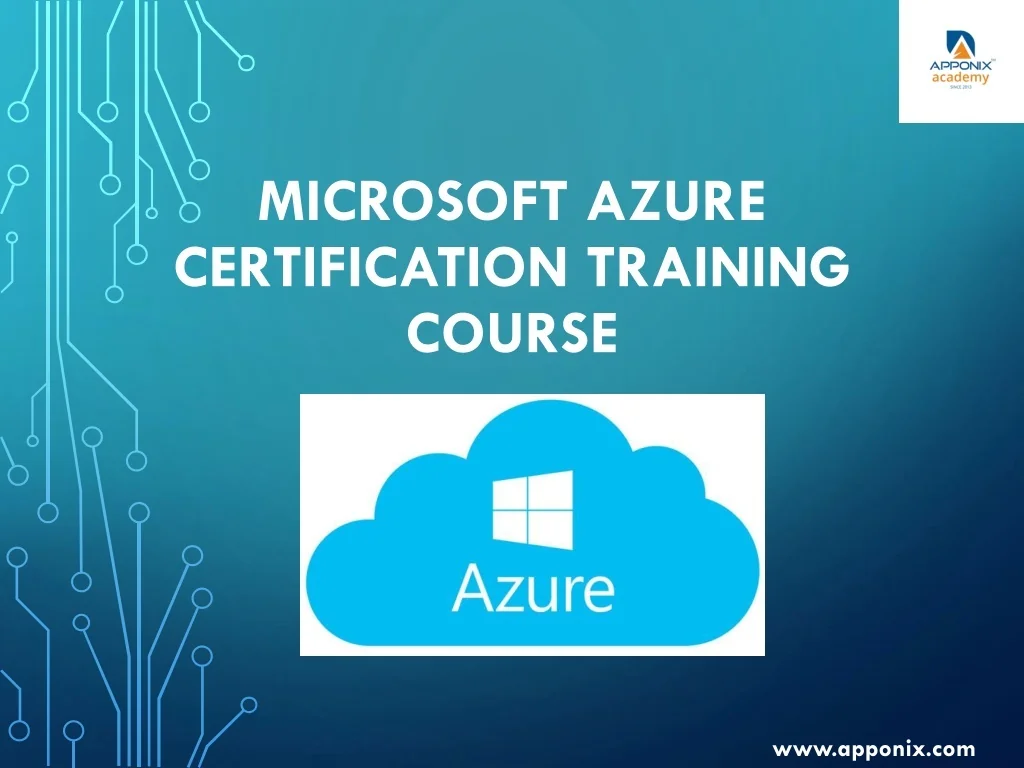 PPT - Microsoft Azure Certification Training Course PowerPoint ...