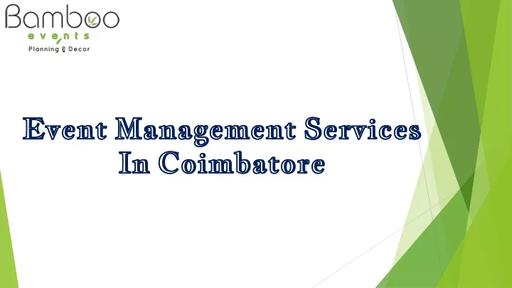 event management services in coimbatore