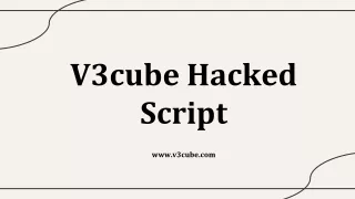 v3cube hacked script