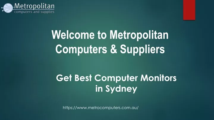 welcome to metropolitan computers suppliers