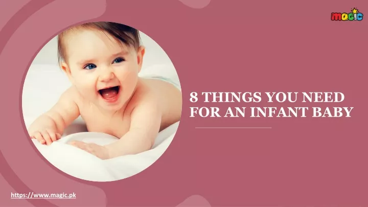 8 things you need for an infant baby