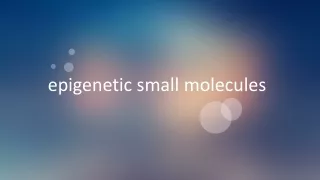 epigenetic small molecules