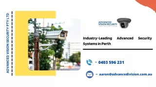 Industry-Leading Advanced Security Systems in Perth