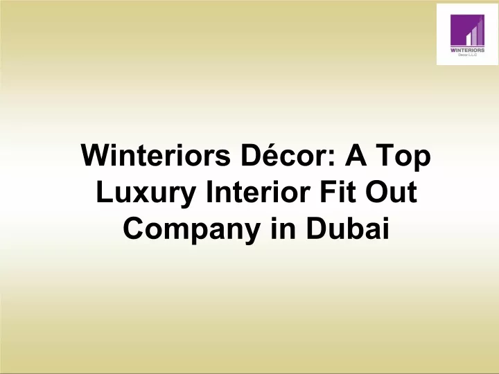 winteriors d cor a top luxury interior