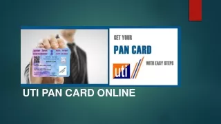 uti pan card online