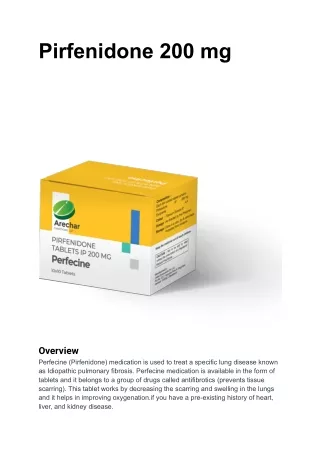 pirfenidone 200 mg
