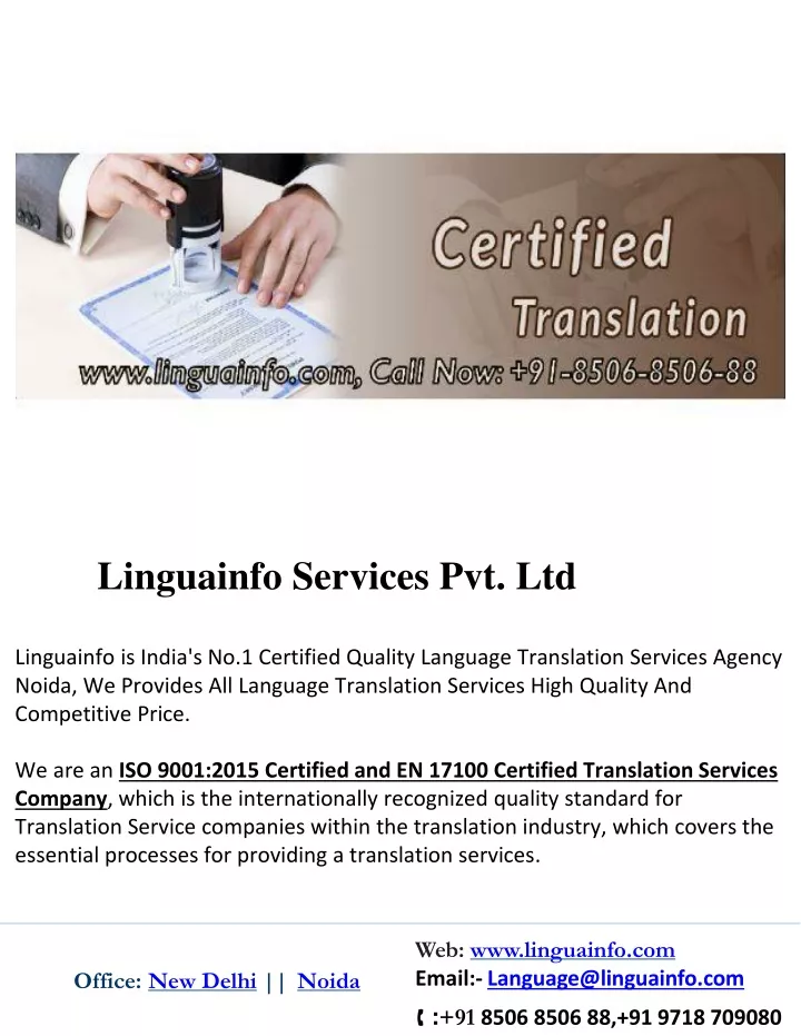 linguainfo services pvt ltd