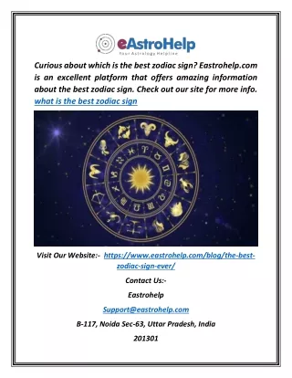 curious about which is the best zodiac sign