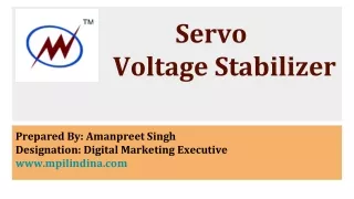 Best Servo Voltage Stabilizers Manufacturers, Exporters, Dealers & Suppliers in India