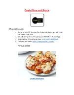 10% off - Oasis Pizza Menu and Pasta Torrensville, SA - slide 1