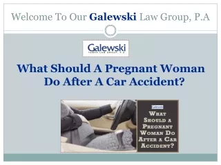 What Should A Pregnant Woman Do After A Car Accident