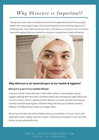 Why Skincare is Important