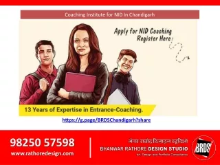 Coaching Institute for NID In Chandigarh