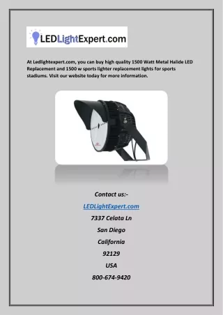 at ledlightexpert com you can buy high quality
